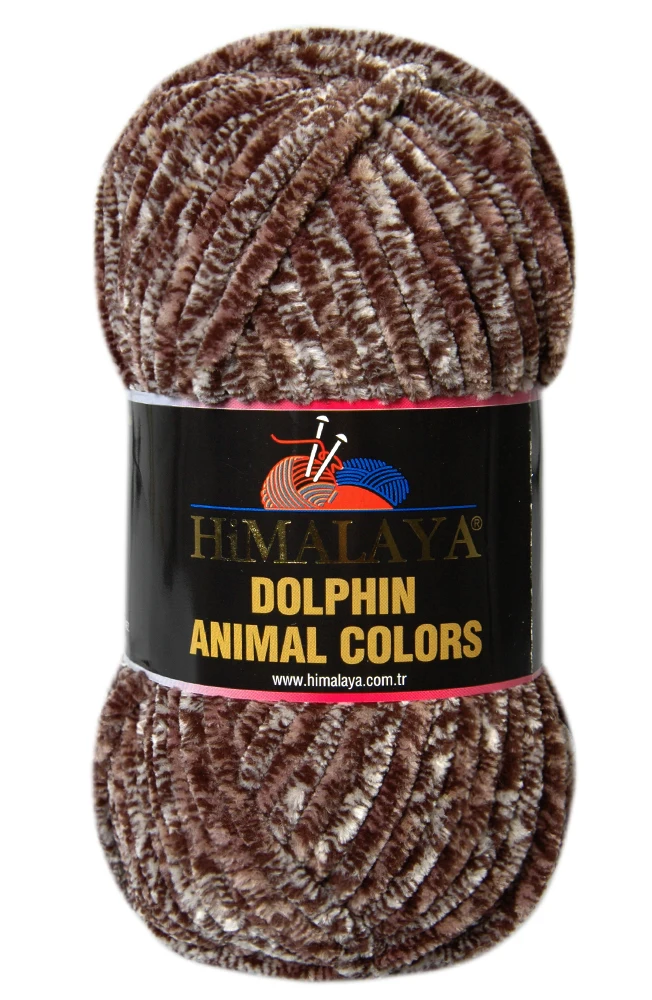 Himalaya Dolphin Animal Colors Дельфин животных цвета 100 г пестрый синель супер громоздкий