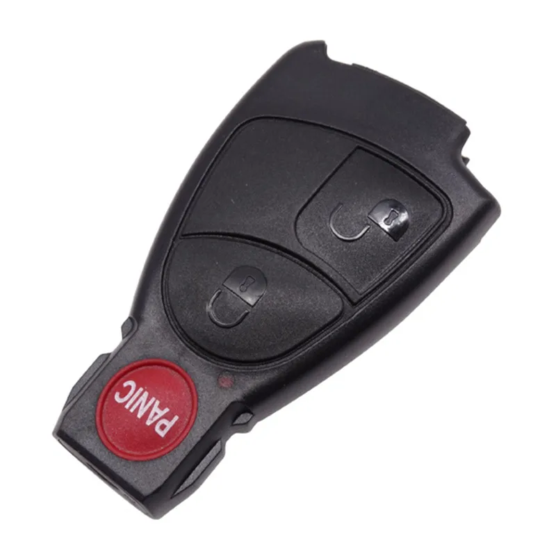 

XRSHKEY 2+1 Buttons Car Key Replacement Remote Shell Case Cover For MB C B E Class W203 W211 W204 YU BN CLS CLK