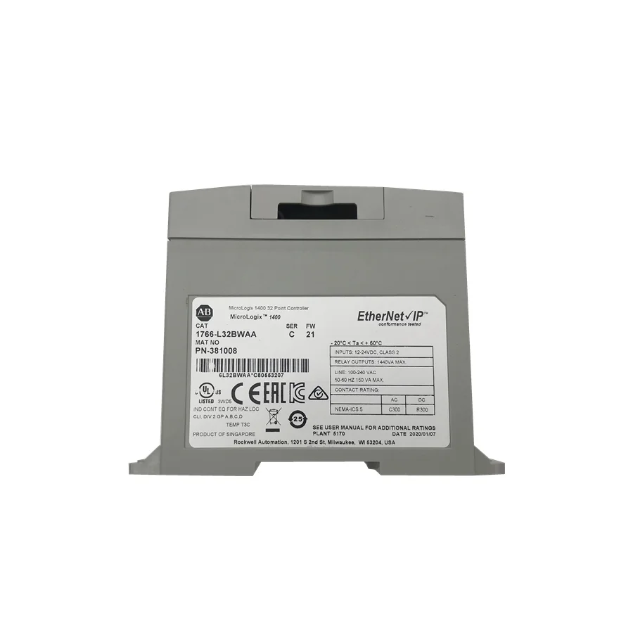 

Контроллер PLC 1766-L32BWAA Allen Bradley micrology 1400 32 Point