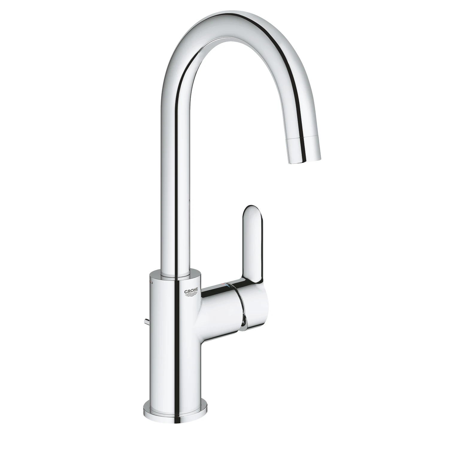 Смеситель для раковины GROHE BauEdge с донным клапаном L-Size хром (23760000) |
