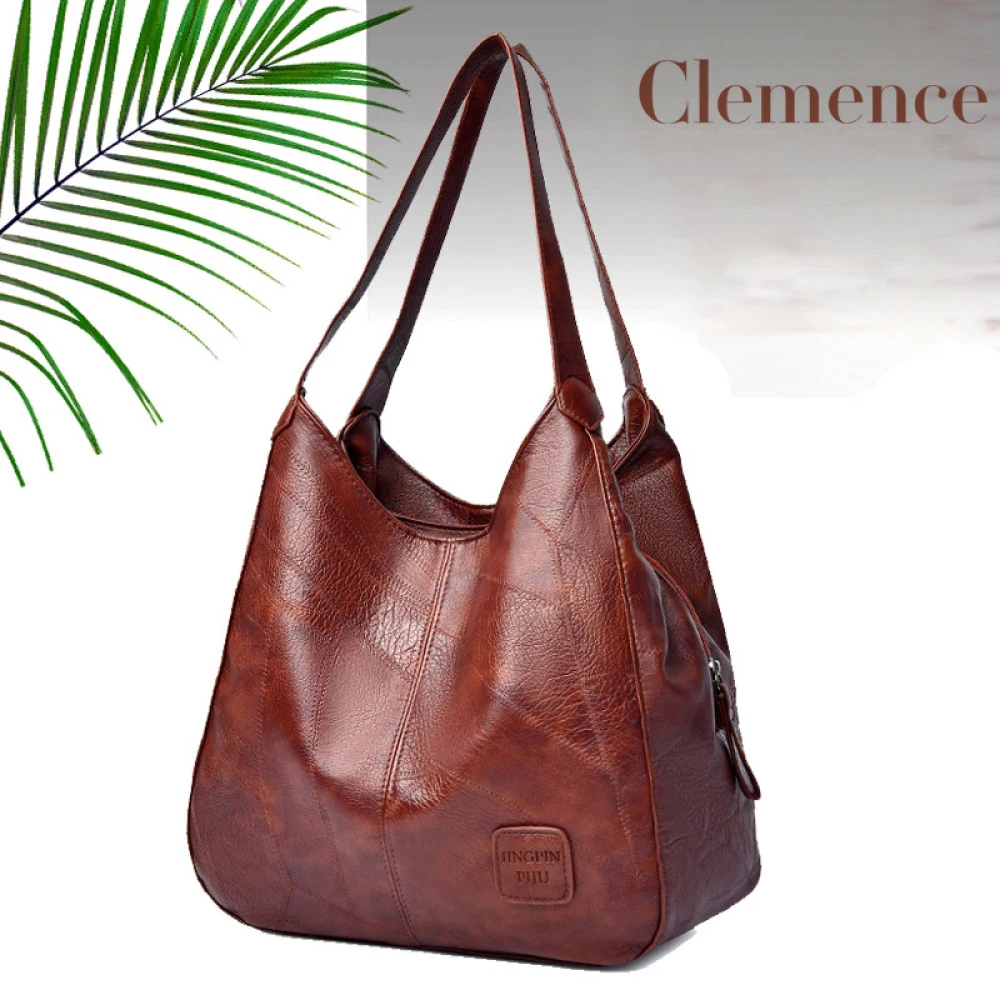 

New Women's Bag Fashion Shoulder Bag Elegant Handbag Luxury Black Handbag Shopper Leather Shoulder Bags For Women 2020 Handbags