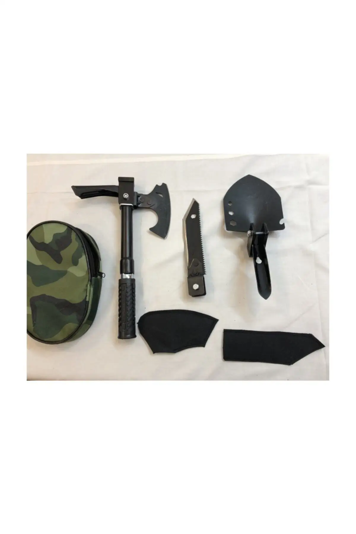 Складная металлическая лопата топор лезвие пила набор для кемпинга (одна ручка)