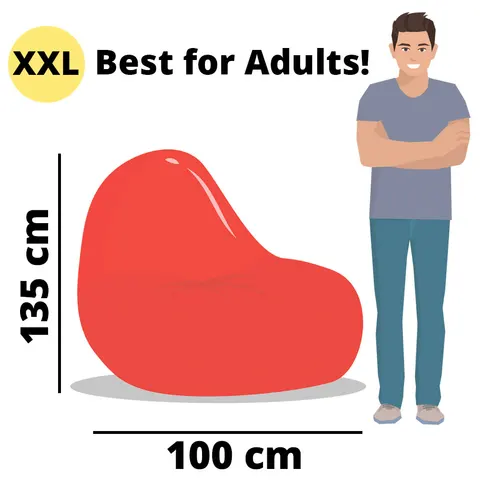 Кресло-мешок «Груша», Пуффбери, Оксфорд с наполнителем - пуфик пуф пуфф мягкий для дома дачи сидения отдыха - изображение