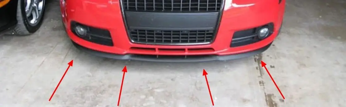 3 шт. Универсальные Передние бамперы для Audi A3 A4 S3 S4 8P 8L | Автомобили и мотоциклы