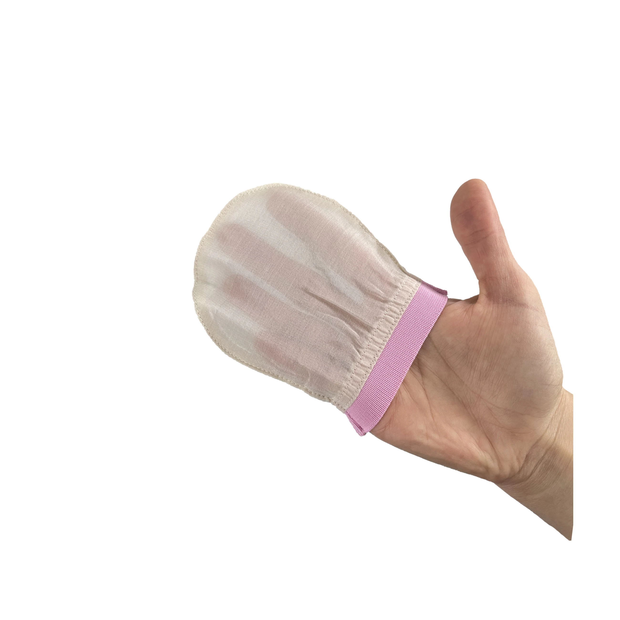 Приятные на ощупь 100% сырья турецкий кокон для лица отшелушивающие Перчатки Уход