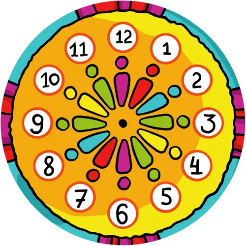 Часы на магните &quotРадуга&quot|Магниты холодильник| |