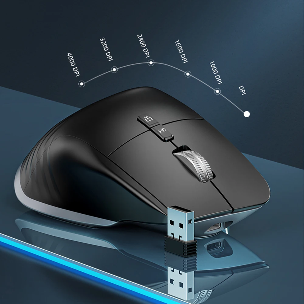 Мышь Компьютерная аккумуляторная беспроводная эргономичная 2 4 ГГц | Компьютеры и