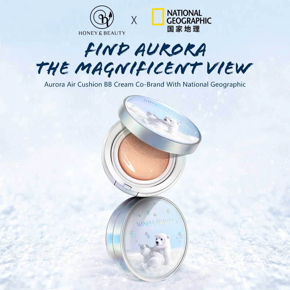 Крем основа для макияжа Honey & Beauty новая увлажняющая воздушная подушка