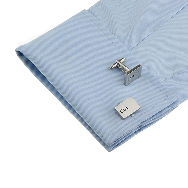 Computer key Cufflink Mens Gift French cuff Shirts   Fashion Mens Jewelry 5pairs per lot