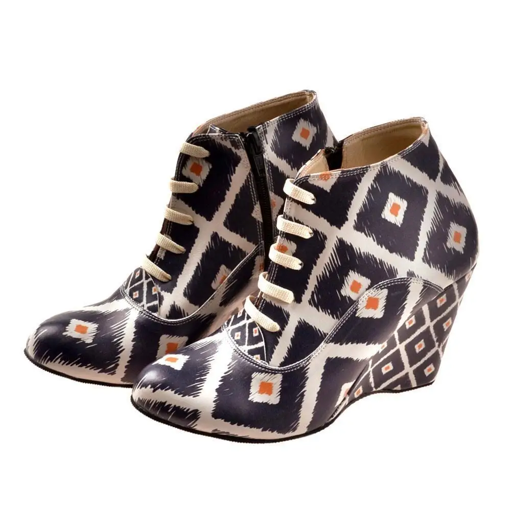 Ботильоны на танкетке Женские GOBY BT209 (Турция) | Обувь