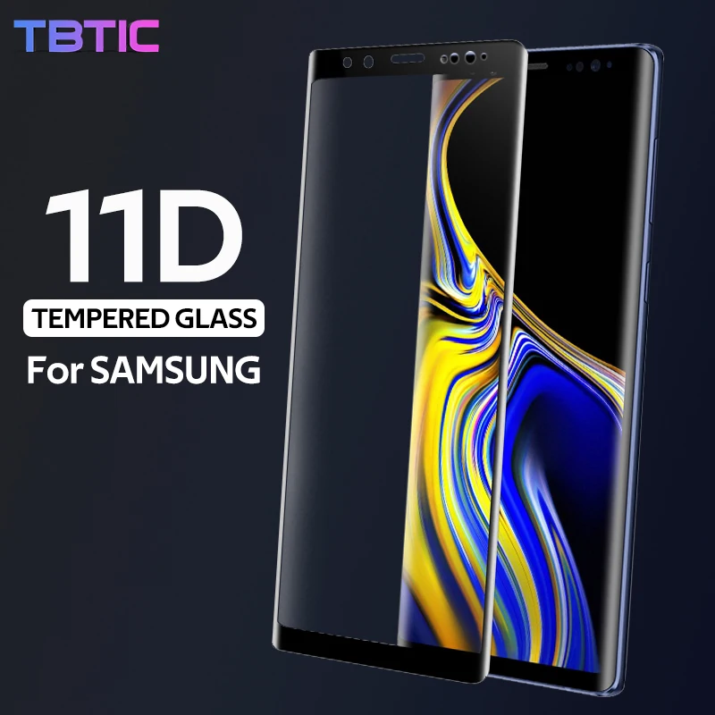 Защитное стекло закаленное 11D для Samsung Note 8/9/S8/S9/S10 Plus/S10E | Мобильные телефоны и