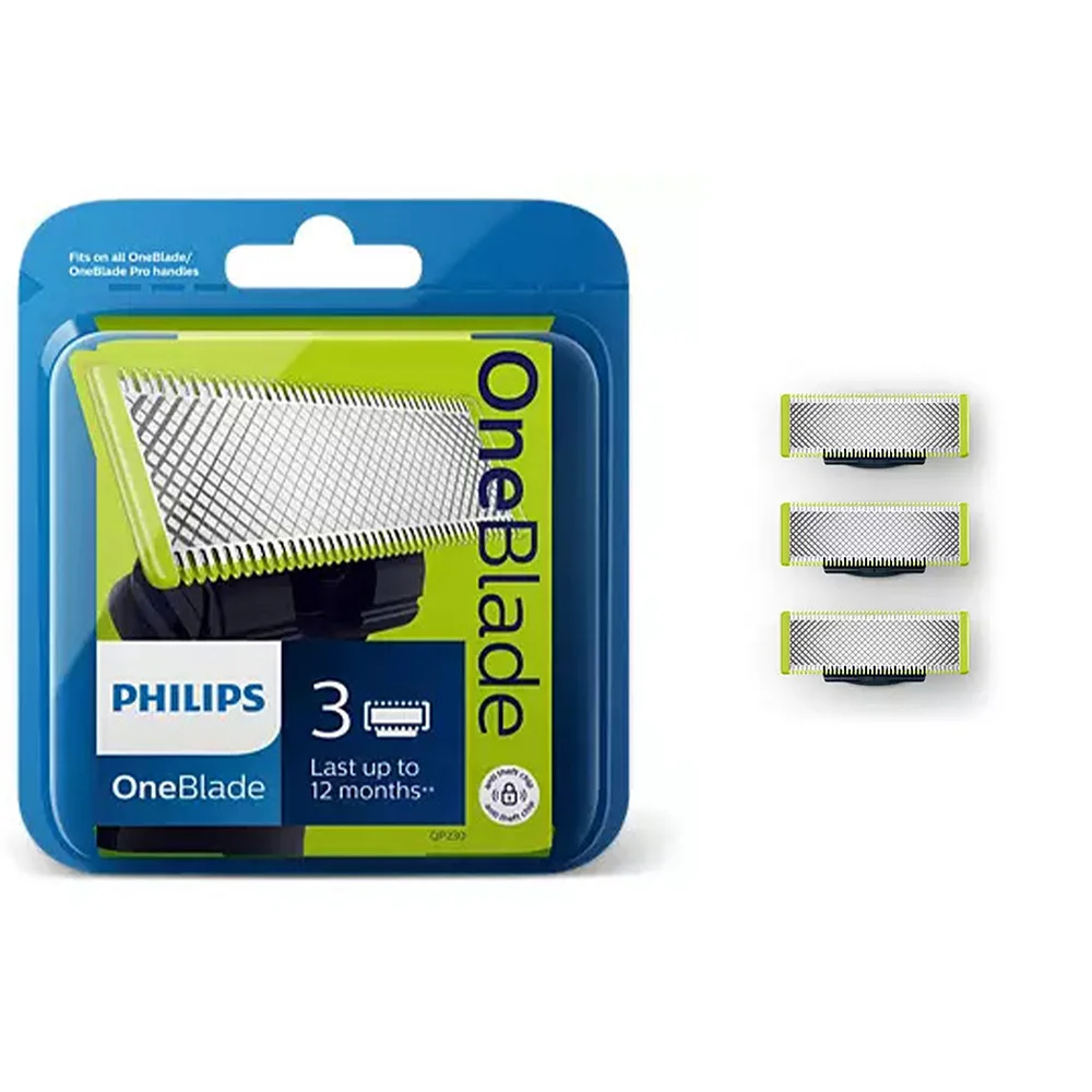 Оригинальное Сменное лезвие Philips OneBlade QP220/50 3 в 1 с одной головкой для всех лезвий