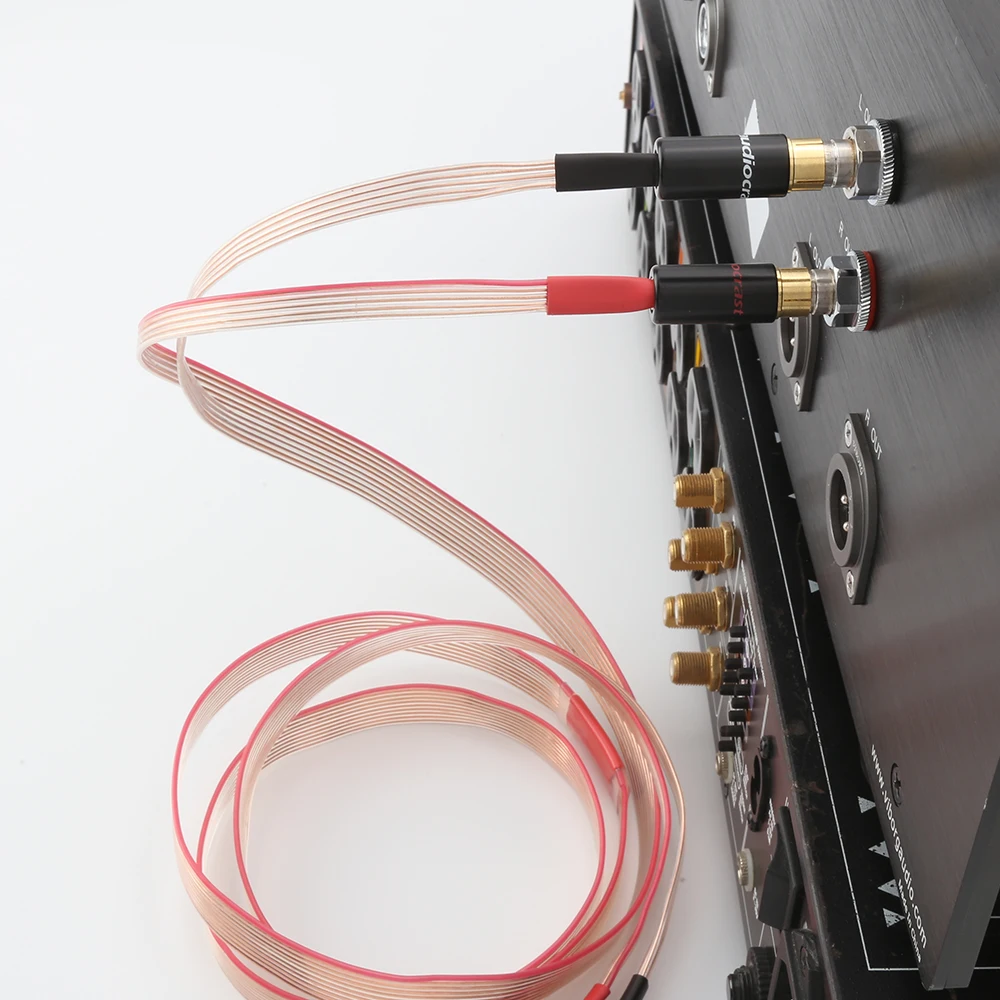 Новый аудиокабель FC10C Red Dawn OCC медный сигнальный кабель RCA с позолоченным штекером