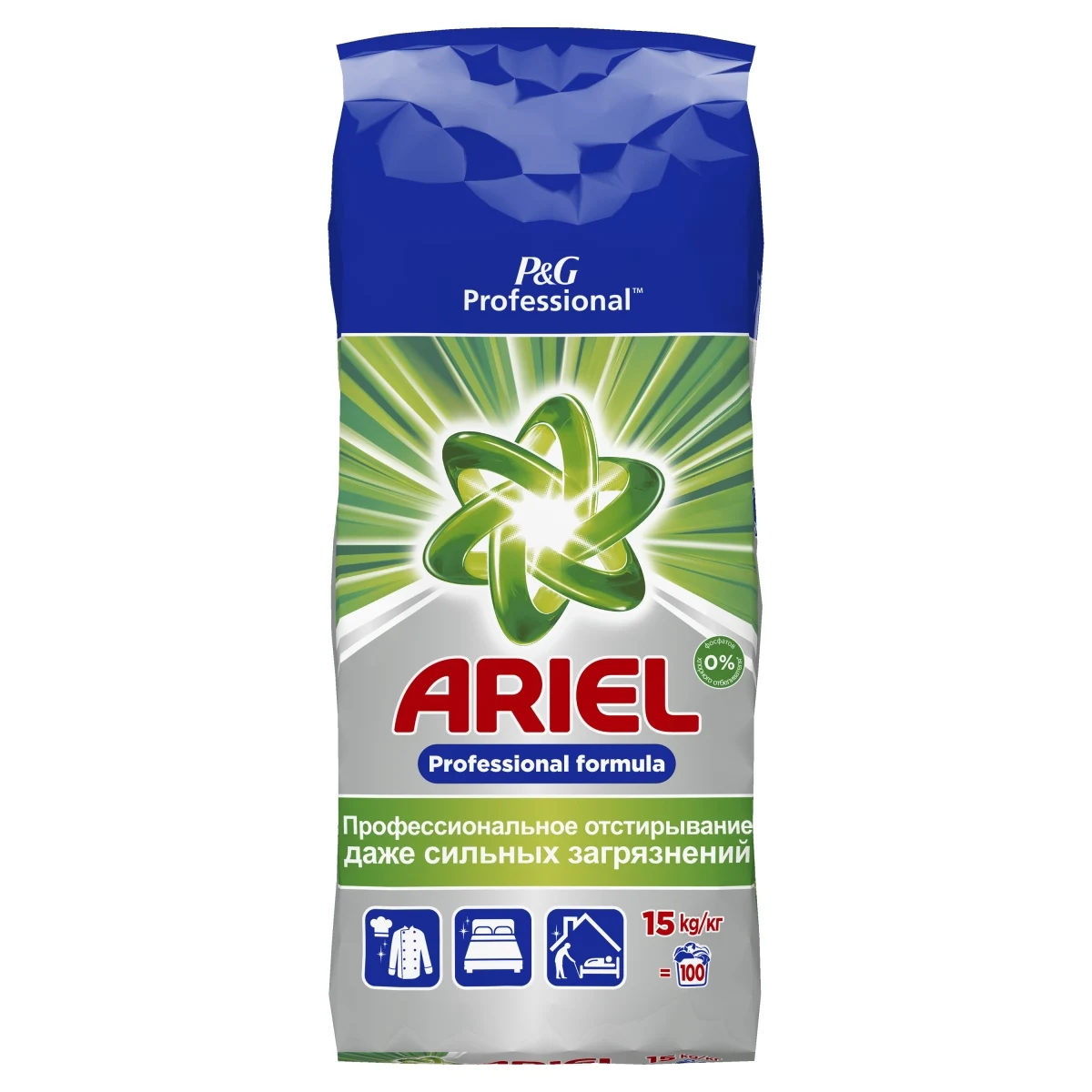Стиральный порошок Ariel Regular 100 стирок 15 кг. | Дом и сад