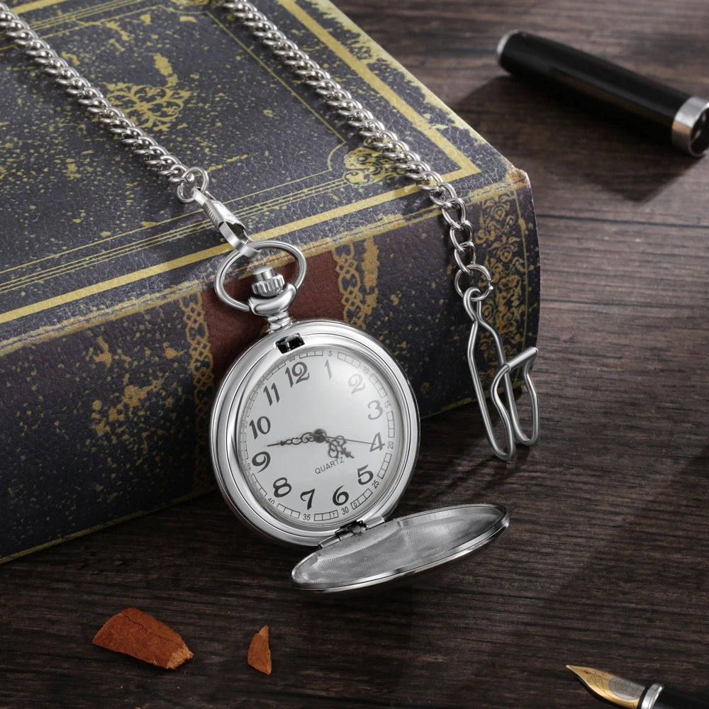 

Personalized Pocket Watch Custom Photo Engraved Words Pocket Watch With Chain For Men/women Birthday Wedding Christmas Gift