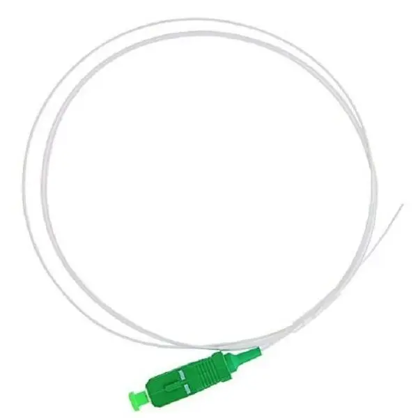 Шнур оптический монтажный (пигтейл pigtail) SC/APC SM 0.9мм 1м 9/125мкм G657 одномодовый |