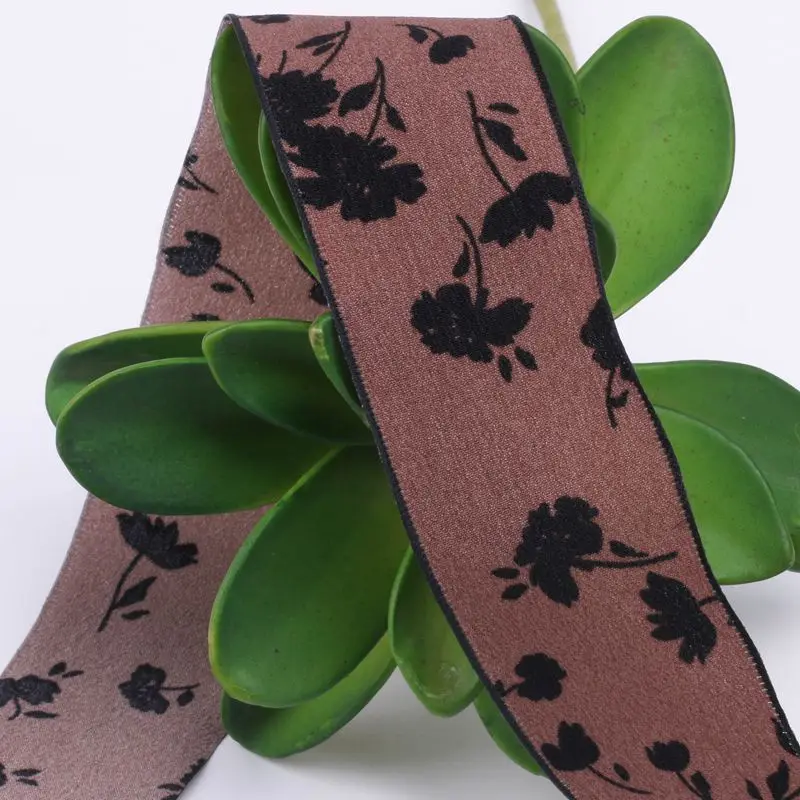 Шифоновая лента с окантовкой цветок искусственная свадебная ткань украшение для