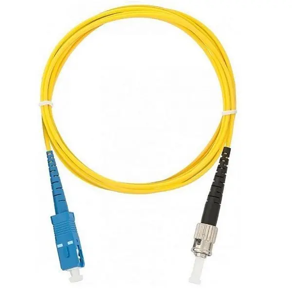 Патч-корд оптический (optic patch cord) ST/UPC-SC/UPC SM 9/125 одномодовый (singlemode sm) 5 метров |