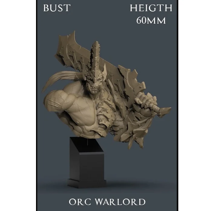 

60mm Resin Model Bust GK , Unassembled and unpainted kit