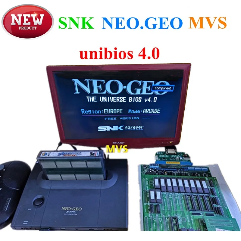 Funciones CBOX MVS SNK NEOGEO CMVS + JAMMA SUPER GUN, versión especial 4,0, Cartucho de juego con Joypad SNK o mando USB