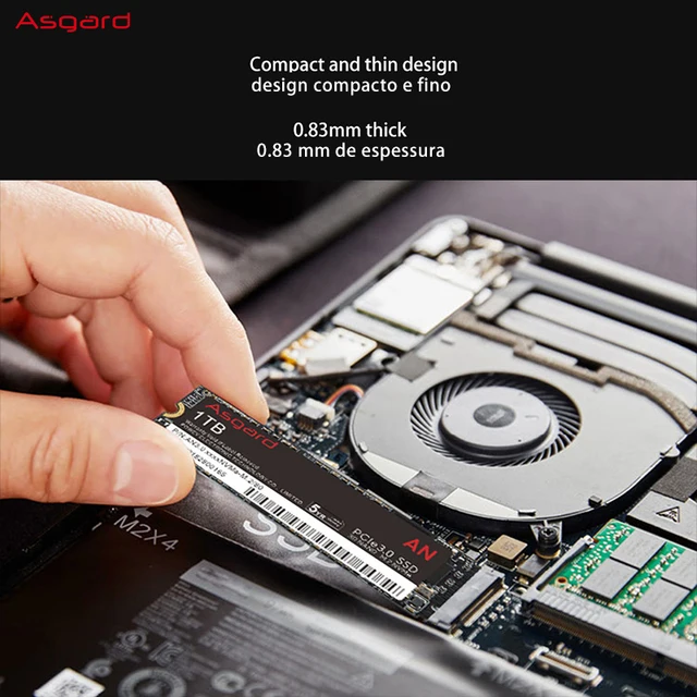Asgard  M.2 SSD M2 512gb PCIe NVME 512GB 1TB 2TB Solid State Drive 2280 Internal Hard Disk for Laptop  Cache 5