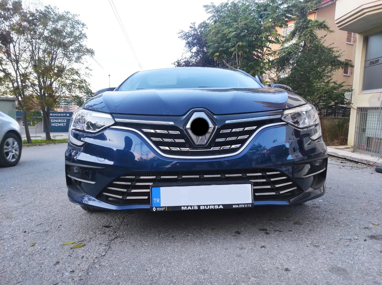 

Renault Megane 4 Front Bumper Lower Streamer 7 Pcs. P.Steel (2020-)