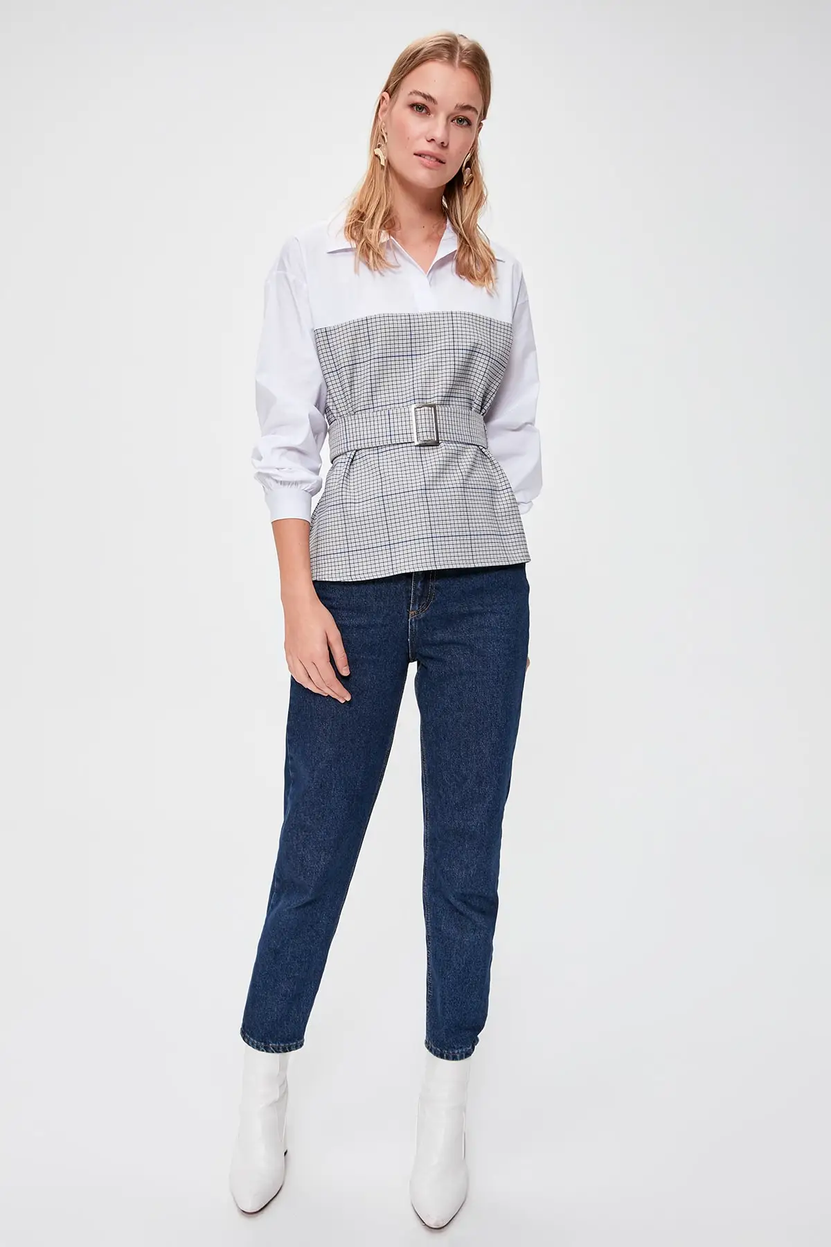 Trendyol с цветным блоком Bluz TWOAW20BZ0809| |