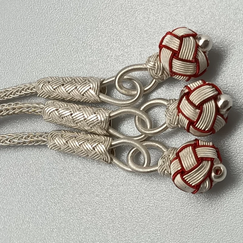 

Trabzon Kazaz 7 mm hand-knitted 1000 sterling silver Prayer beads Rosary Tasbeeh Tesbih Ottoman globe cut