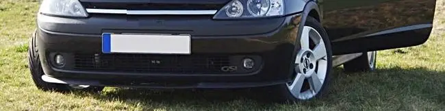 For Opel Corsa C CUPRA R FRONT SPOILER BUMPER LIP Euro Spoiler Lip Universal 3 pcs Body Kit Splitter Car Accessories Protector - купить по