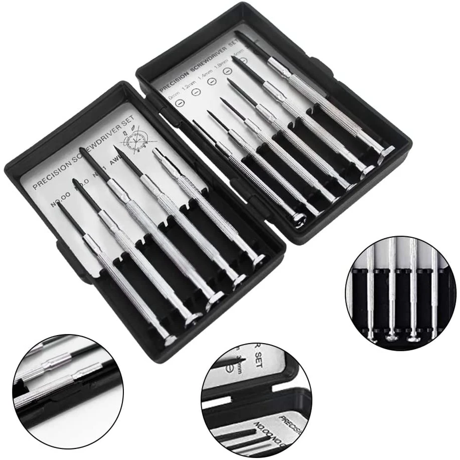 

11PCS Mini Precision Screwdriver Set,Home Tool Small Screwdriver Set with Magnetic for Repair Computer, Electronics, Toys, Watch