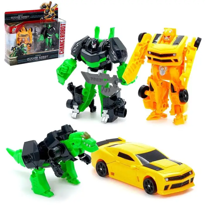 Набор роботов Автоботы трансформируется 2 штуки МИКС |