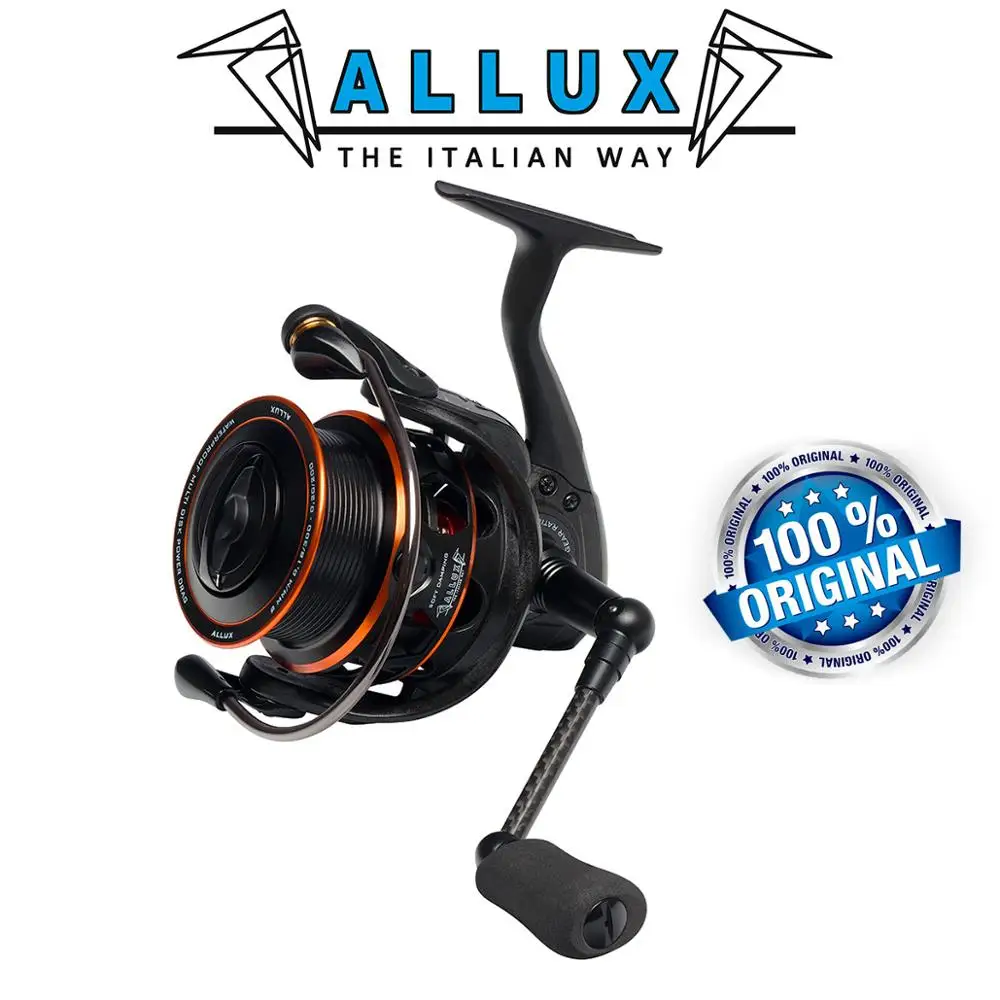 Аллюкс карбон ультра 5:1:1 катушка с 9 + 1 подшипниками, корпус металлический. Шпуля для спиннинга средней кормушки матч. Sbiro включен.