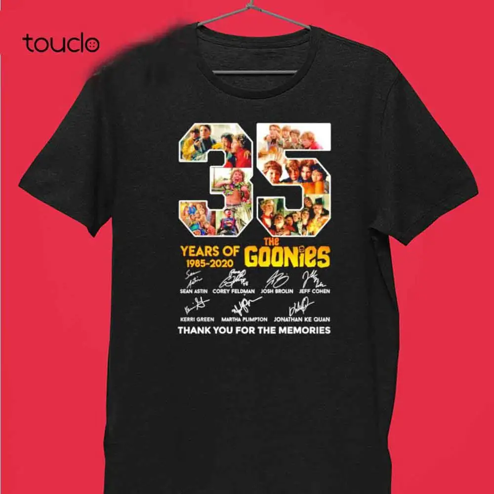 

35 Years of The Goonies 1985-2020 Thank You For The Memories Men T-Shirt Cott...