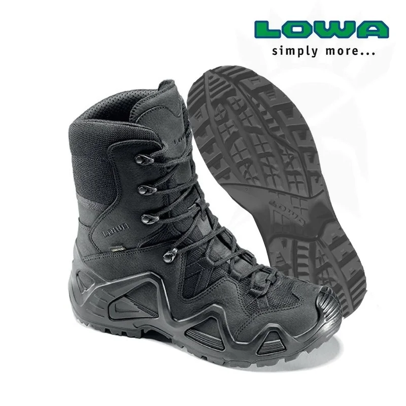 

LOWA мужские черные ZEPHYR GTX HI сапоги, Оригинальные лицензированные продукты, 4 сезона, GORATEX