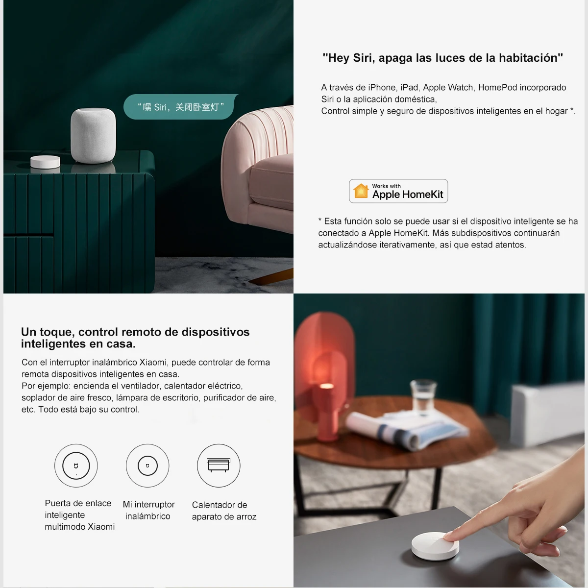 Умный многорежимный шлюз Xiaomi Zigbee3.0 Wi-Fi Bluetooth сетчатый хаб работает с приложением