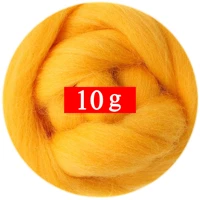 10g felting wool 40 colors 19 microns super soft natural wool fiber for needle felting kit 0 35 oz per color no 13