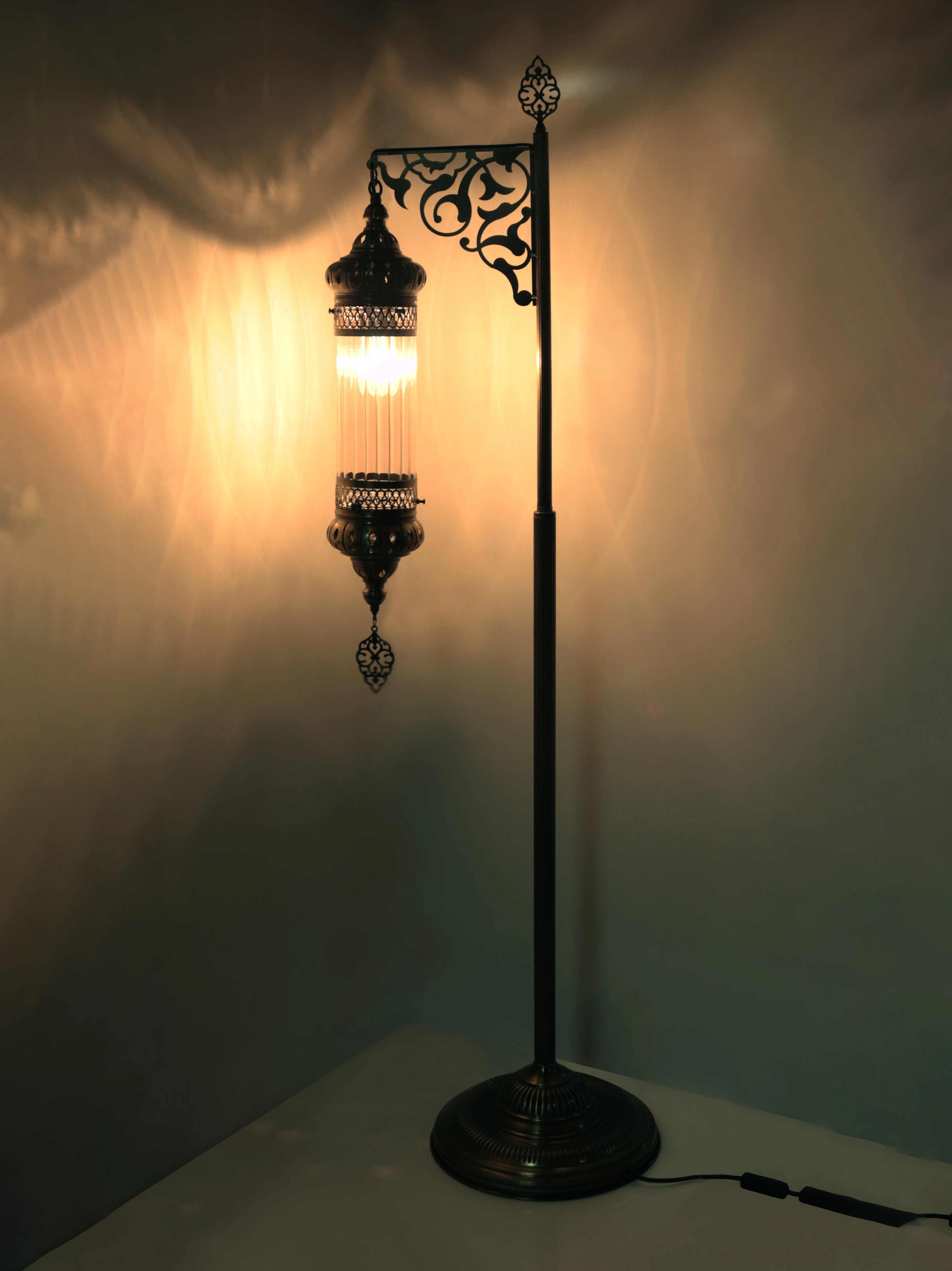 Уникальная Турецкая Напольная Лампа декоративный винтажный стоячий светильник