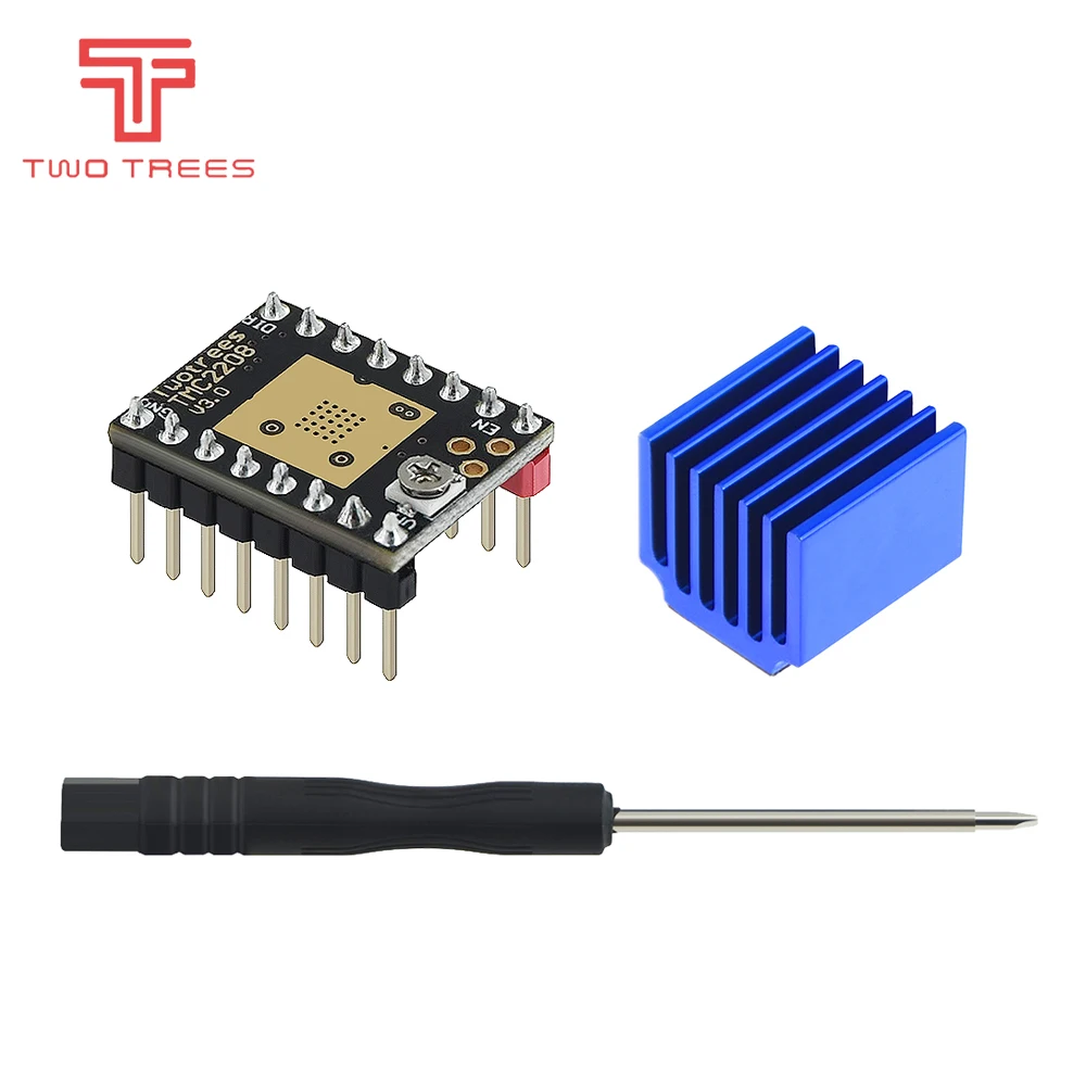 

1pcs TMC2208 Stepping Motor Mute Driver Stepstick replace TMC2100 Driver with CD-20 Ceramic screwdriver for 3D printer