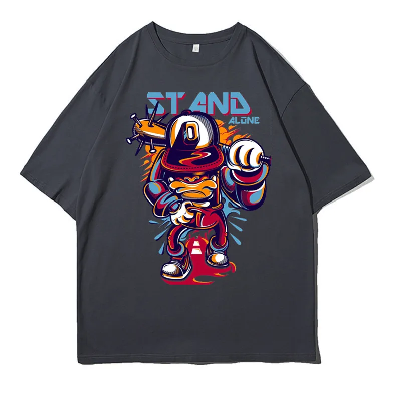

Anime Doodle Hockey T Shirt Men's Short Sleeve 100% Cotton T-shirt O- Neck T Shirt Clothes Anime Tees Tops Gift T Shirts Male
