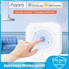 умный дом Беспроводной переключатель Aqara Homekit, портативный компактный переключатель Zigbee для умного дома, Wi-Fi, управление одной кнопкой, бытовая техника умный выключатель мультитул