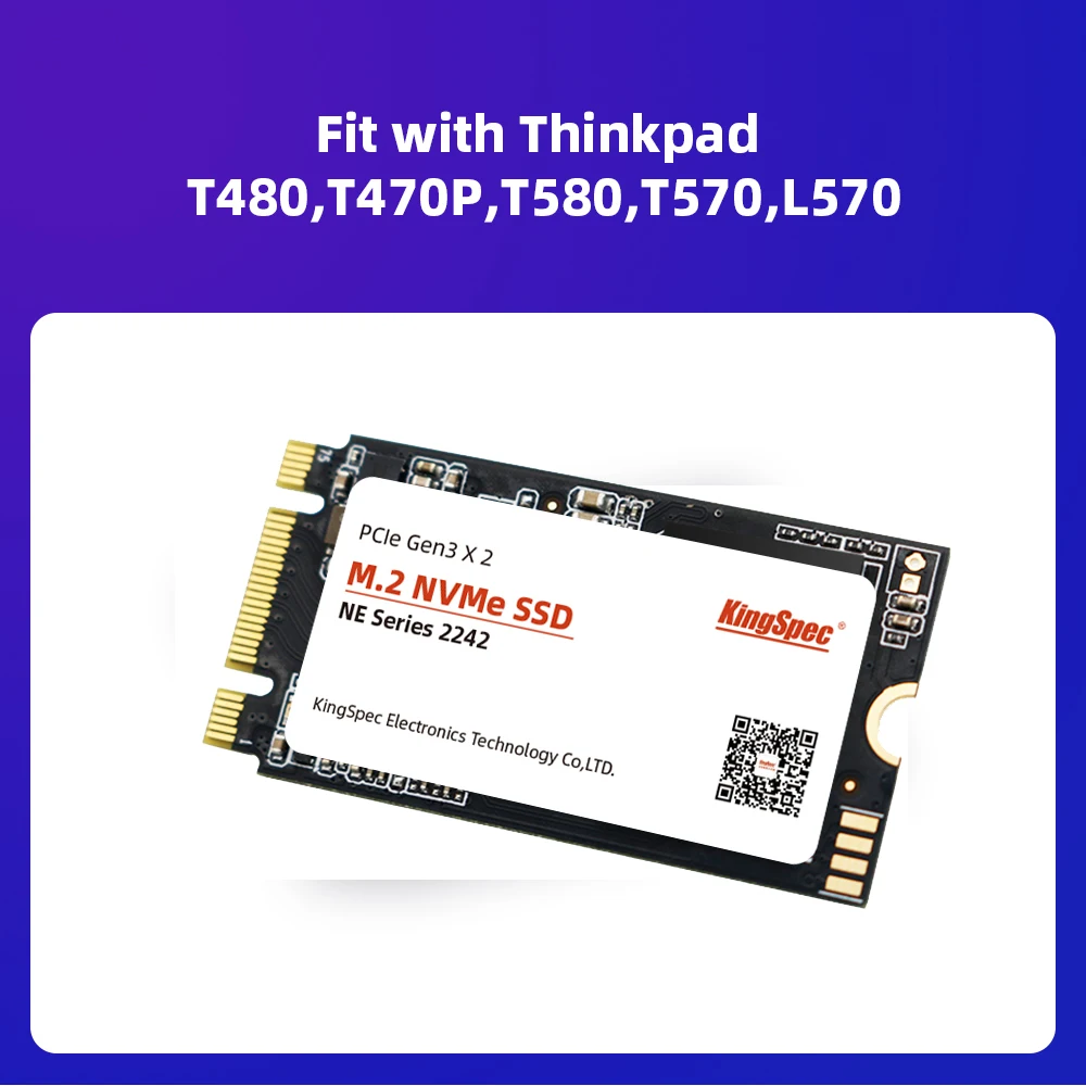 Kingspec SSD M2 256 ГБ NVME 1 ТБ 128 512 ssd M.2 2242 PCIe Жесткий Диск Внутренний твердотельный