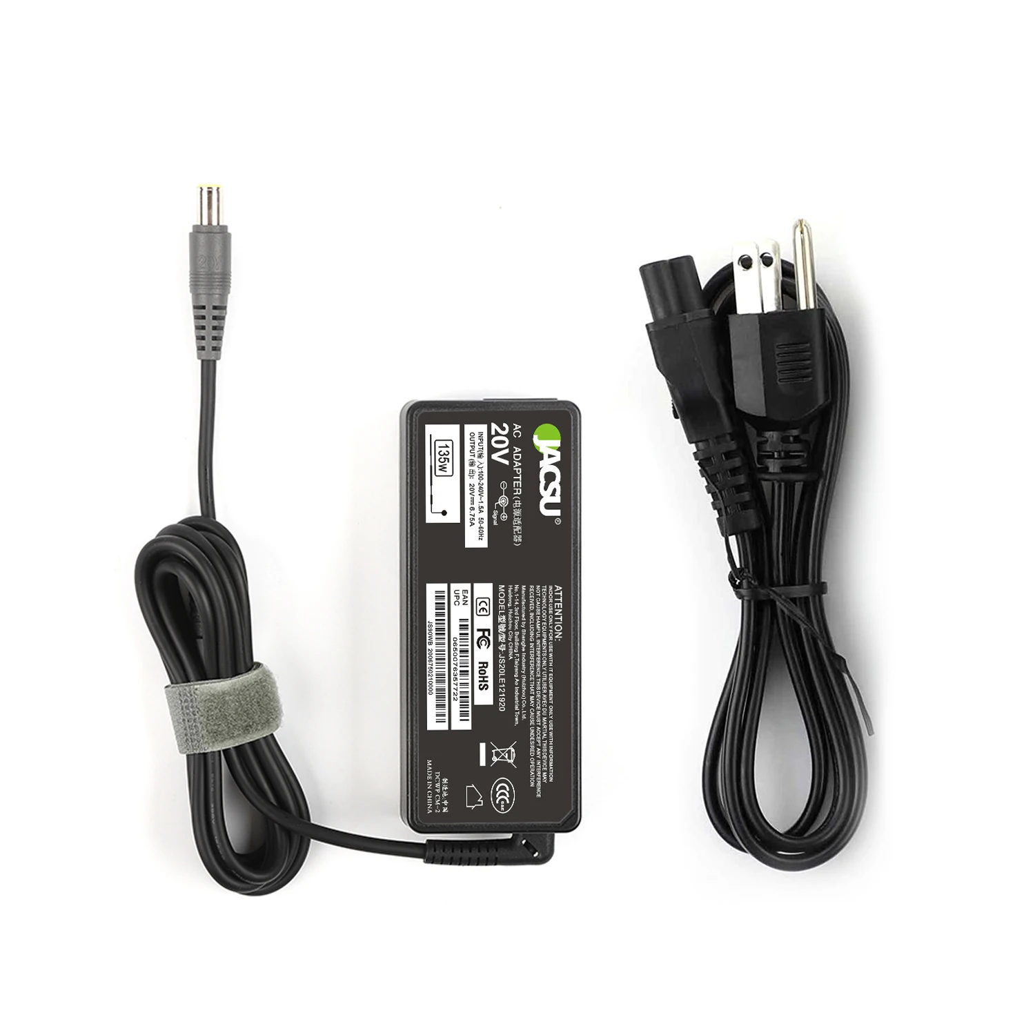 

JACSU 20V 6.75A 135W Pin 7,9*5,5mm зарядное устройство для ноутбука Lenovo ThinkPad T520 T520i T530 W520 W530 Macfactory.store