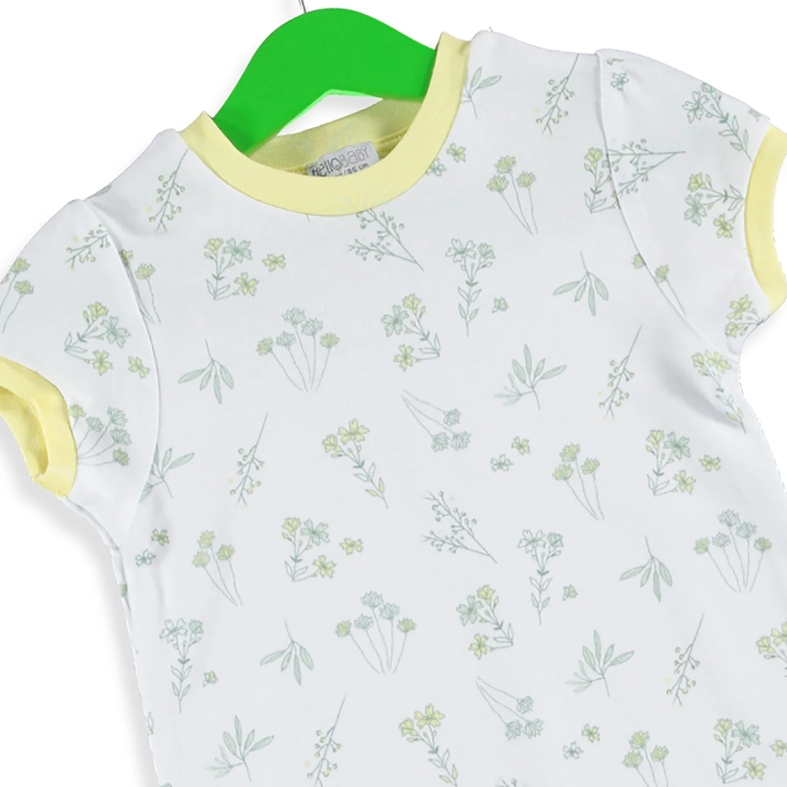 Ebebek HelloBaby/комбинезон с короткими рукавами и цветочным принтом для маленьких