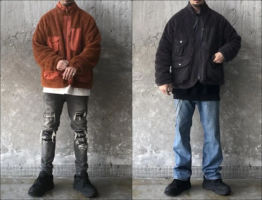 XS-6XL мужская повседневная куртка с несколькими карманами на молнии