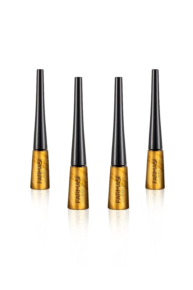 Metallic Eyeliner Metal Gold 02-45gr 4 PCs 412537944