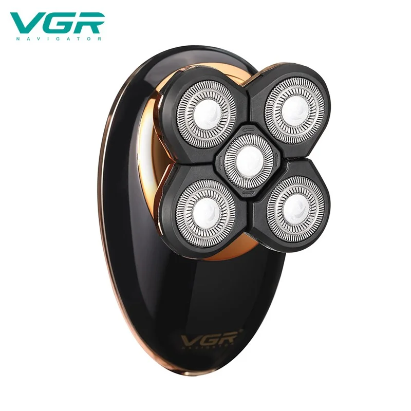 VGR устройство для влажной и сухой бритья мужчин триммер бороды электрическая
