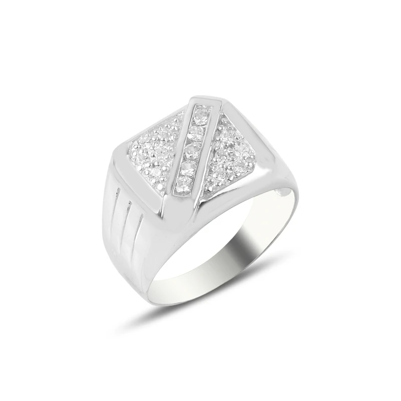 

Серебряное 925 пробы кольцо с цирконием