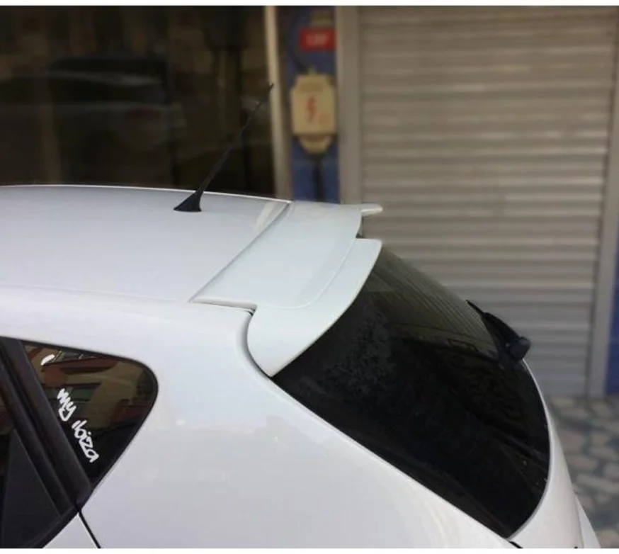 Для Seat Ibiza спойлер 2008 2009 2010 2011 2012 2013 2014 2015 2016 2017 модель Abs Пластик расписаны все Цвет