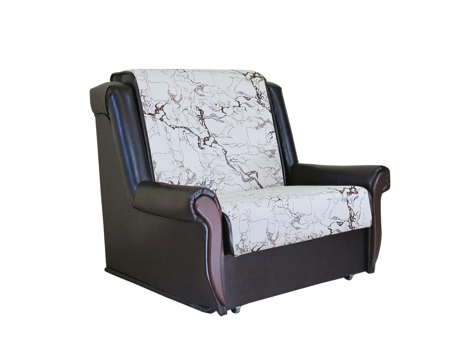 Кресло кровать Аккорд М замша белый | Мебель