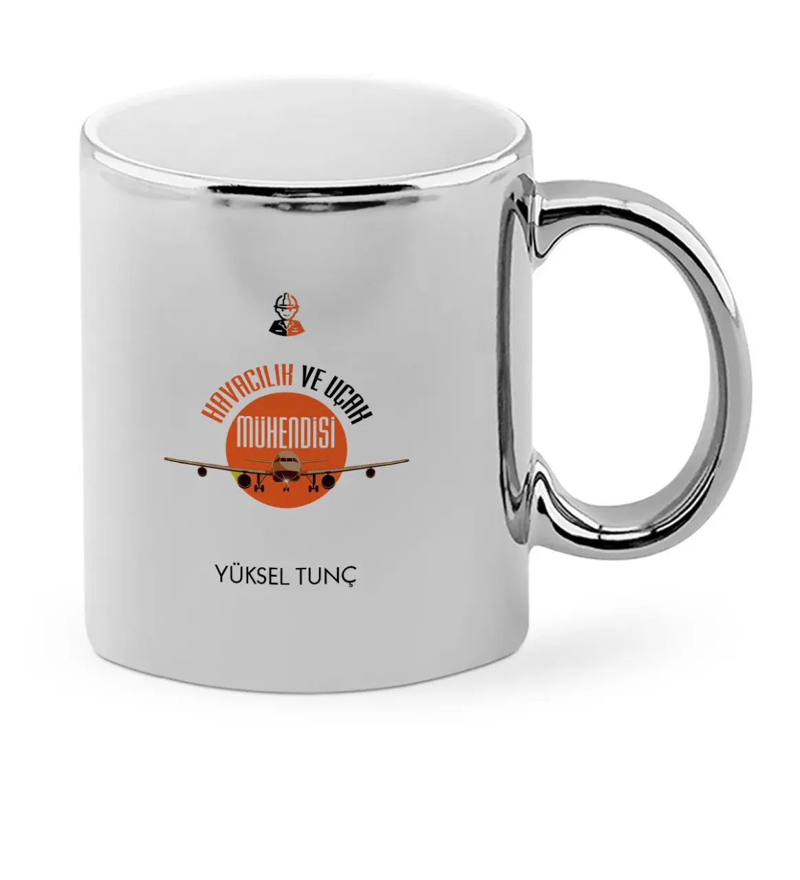 

Personalized Professional Aviation and Aircraft Engineer Chrome Mug Cup-1